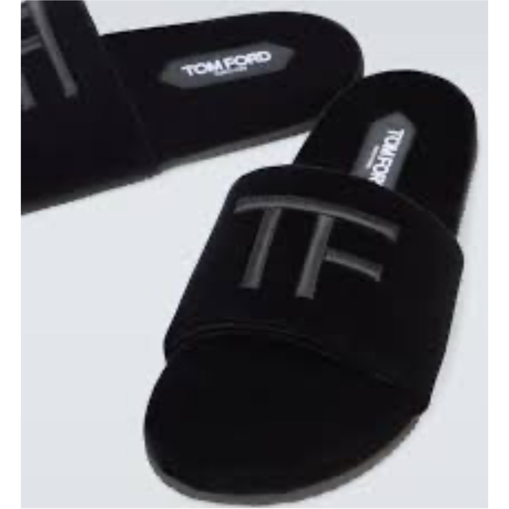 Men's Tom Ford toweling velvet slipper size 8 made in